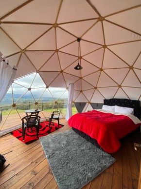 Glamping hermoso amanecer